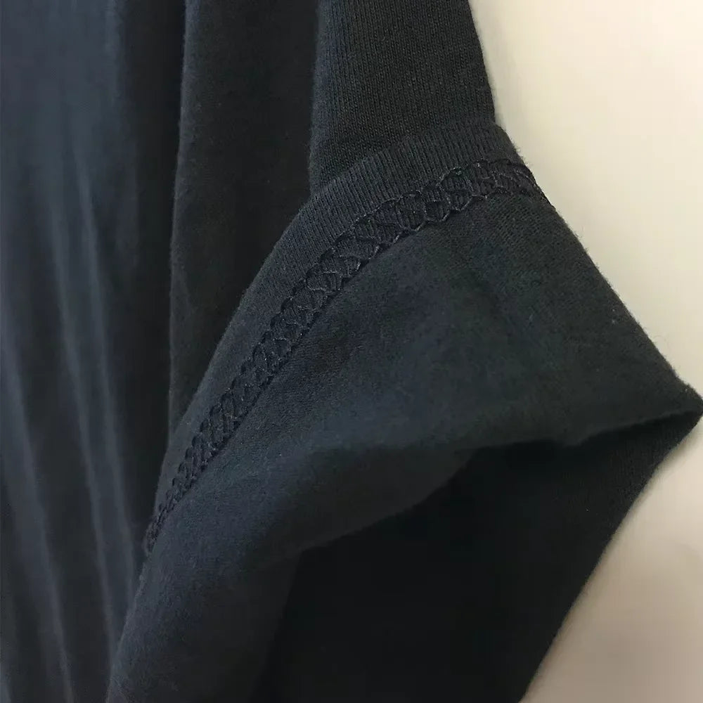 Men's Retro Rap Graphic T-Shirt Cotton Oversized Tee